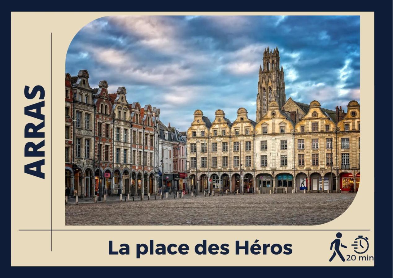 Le Cocon Bleu - Appartement Calme - Parking Gratuit - Fibre Arras Eksteriør bilde